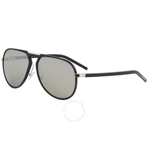 Dior Silver Mirror Men's Sunglasses AL13.2 10G/SS 